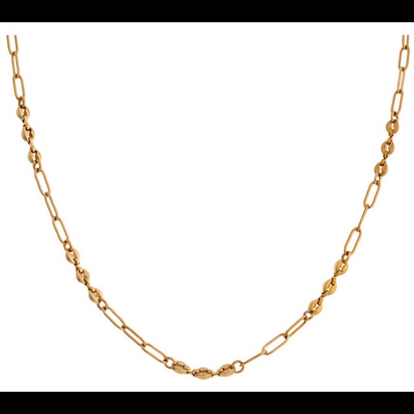 Beautiful gold plated necklace - Picture 3 of 3